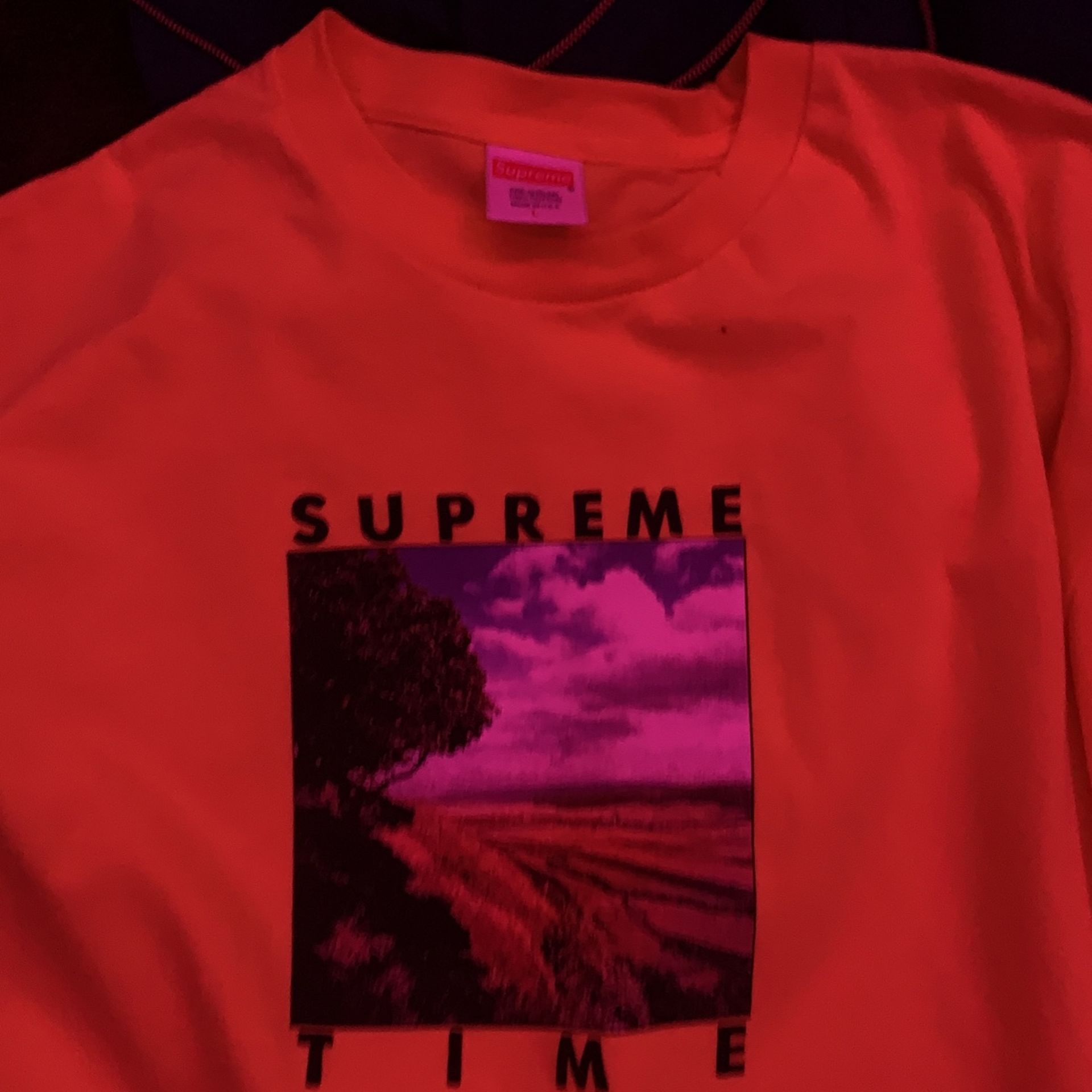 Supreme TIME teeshirt All Legit Lmk Thro Offers