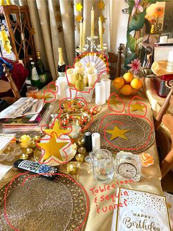 Golden Birthday Party Decorations $25 FIRM