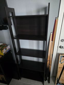 2 bookshelves