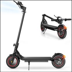 iScooter Electric Scooter for Adult, 500W Motor, 23 Miles Long Range, 22 mph & 10" Pneumatic tire Folding Commuter Electric Scooter Teens, Superior Pe