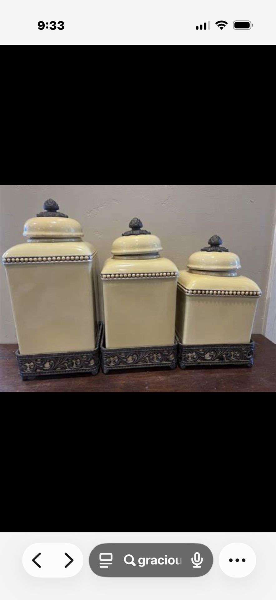 Gracious Goods canister Set