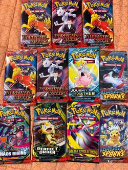 Pokémon Booster Packs Lot of 11