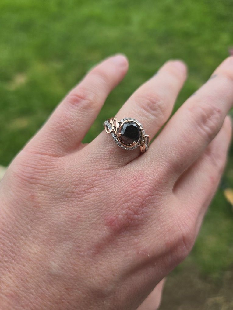 2CT Black Diamond Ring - Zales Disney Villains Maleficent