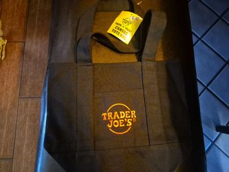 Blk trader joes canvas bag