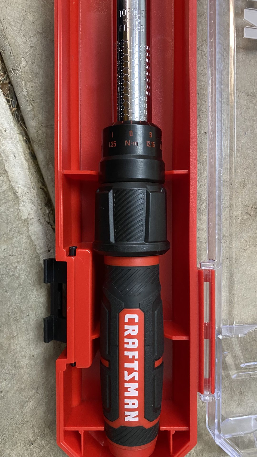 Craftsman 1/2 Drive Inch Torque Wrench