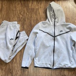 Men Nike Tech Fleece Suit XL Gray