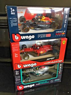 F1 Cars Set Of 3