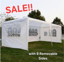10x20' Party Canopy Tent with Removable Sidewalls - Outdoor Wedding Gazebo for Special Events.