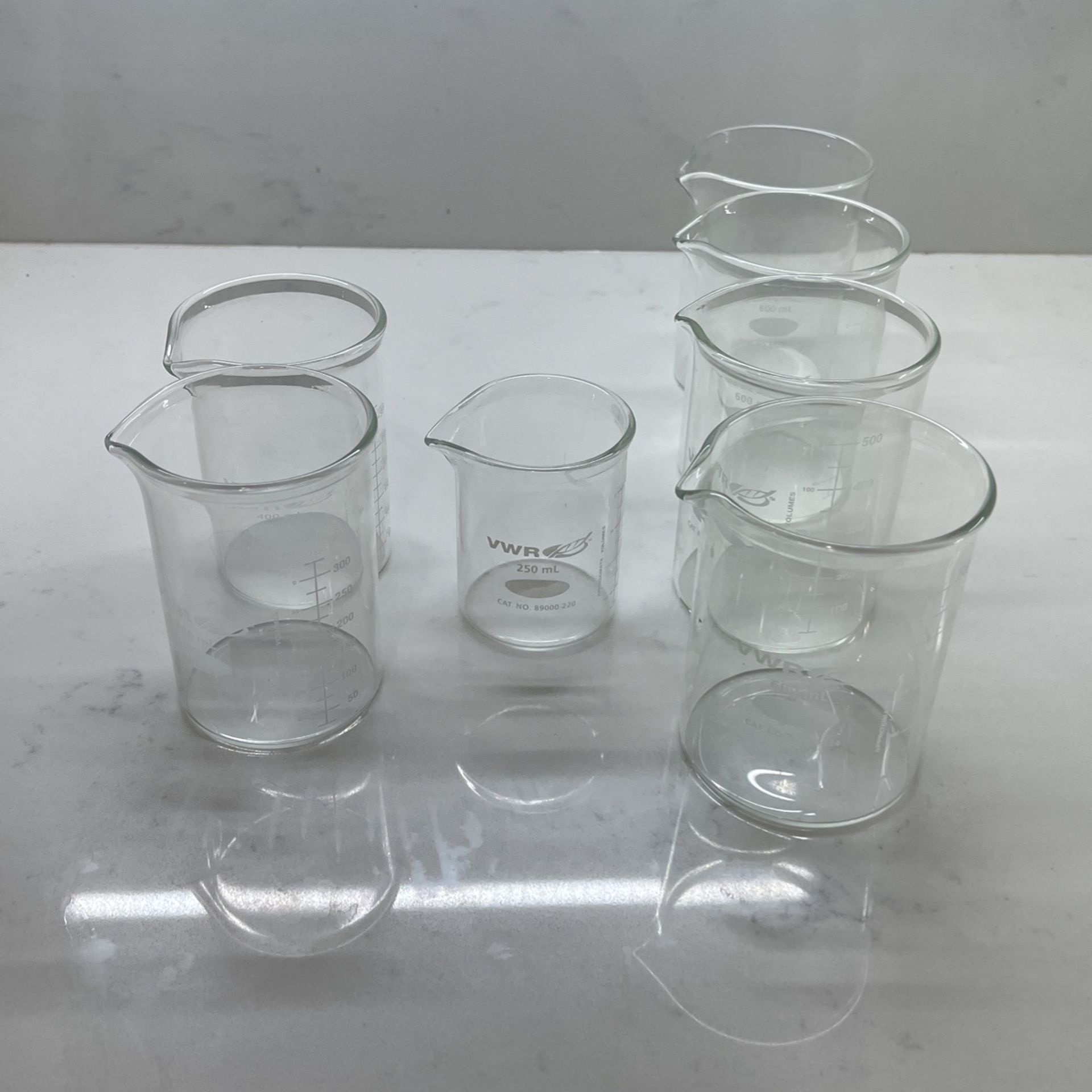 Beakers Glass mechanically strong Glass