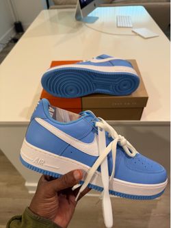 Nike Air Force 1 Low University Blue White Size 9 and 9.5
