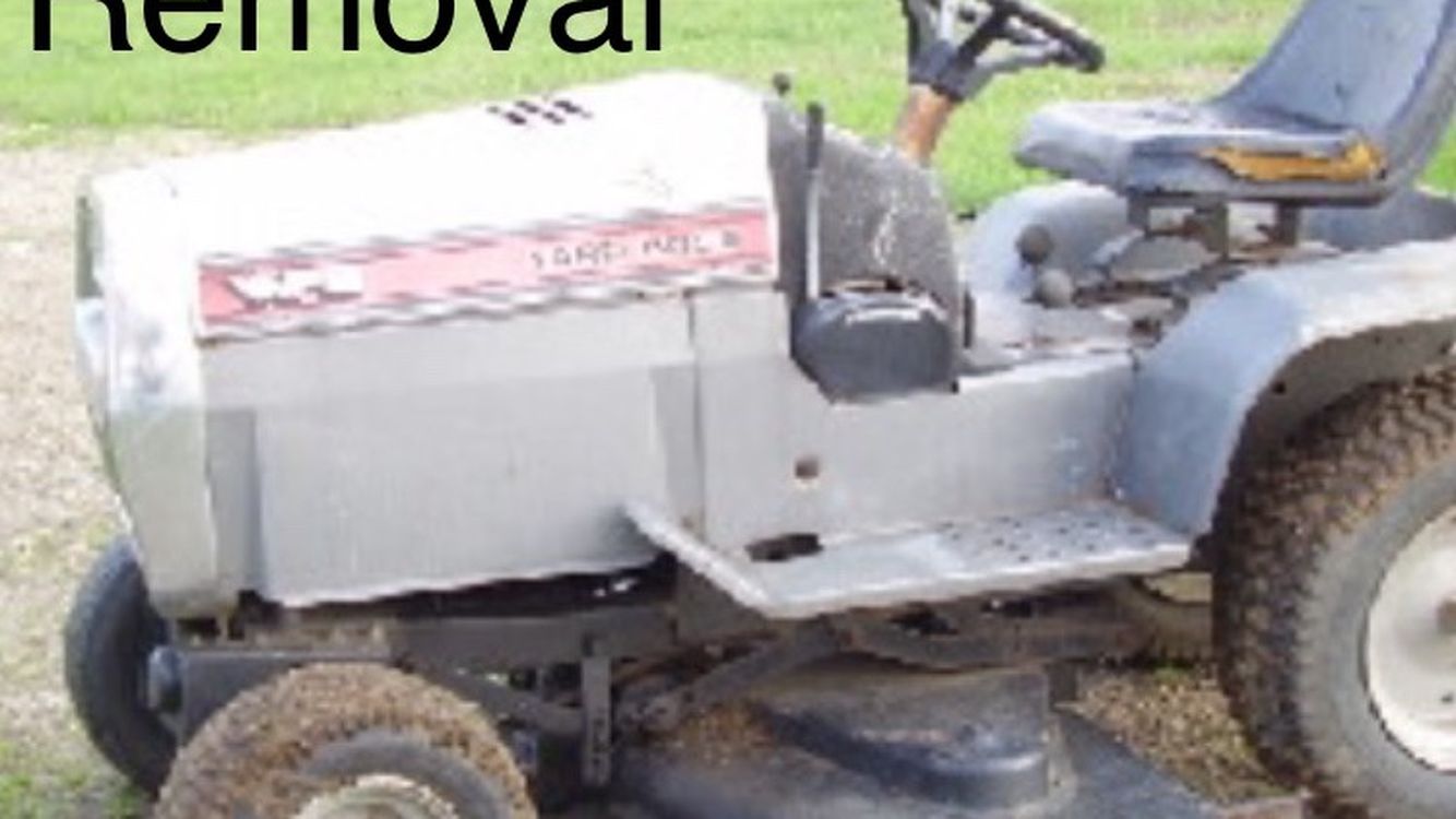 Free Lawn Tractor And Scrap Removal