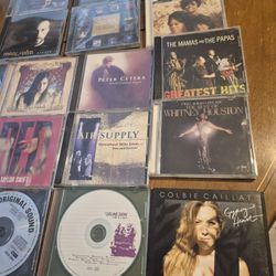 22 Pop music cds from the1970s,1980s