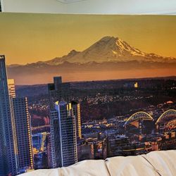 Canvas Art- Seattle Landscape