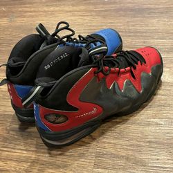 Nike Air Penny 3 Do It For Dez CU8058-001 Size 9.5 Rare Blue Red