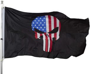 American Skull Flag