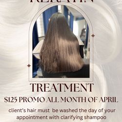 Keratin treatment / formula