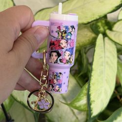 KPop Demon Hunters Mini Tumbler Keychain