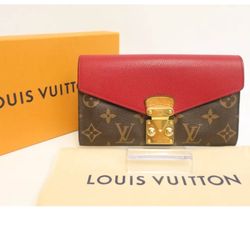 Authentic Louis Vuitton Pallas Long Wallet