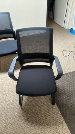 Two black Office chair practically new