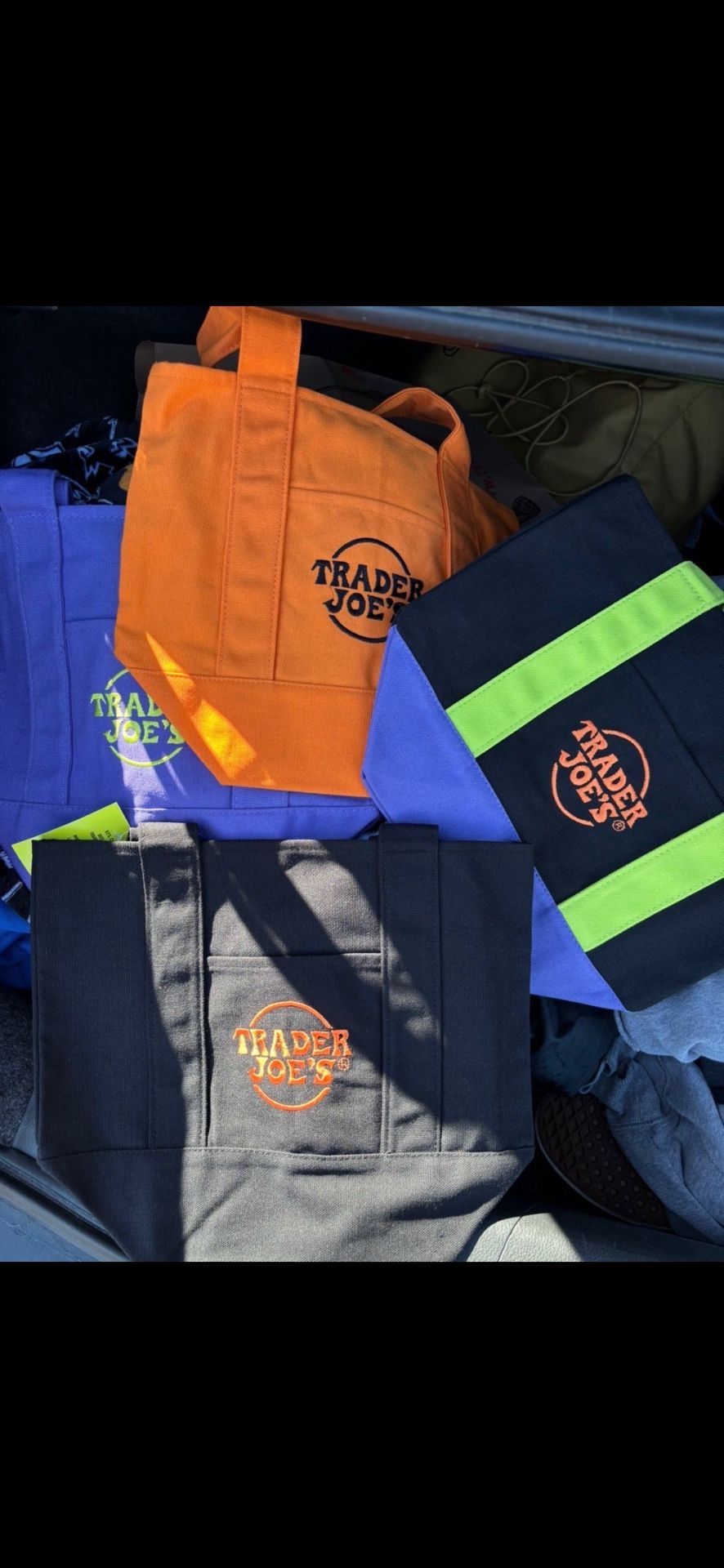 Trade Joes Halloween Tote Bags