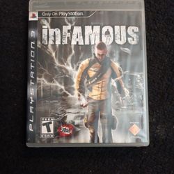 Infamous For PS3