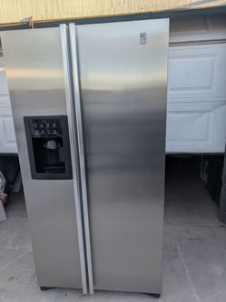 GE garage fridge can deliver