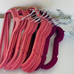 Pink Velvet Hangers