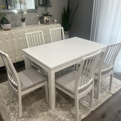 Dining Room Set With 6 Chairs 