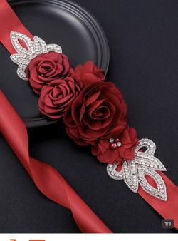 Fabric Flower belt