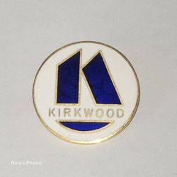 VTG Kirkwood Ski Skiing Hat Pin Badge Lake Tahoe Souvenir Resort Travel Lapel 1"