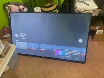 Insignia 58” Flat Screen Smart TV with Fire TV H 31.99 x W 51.30