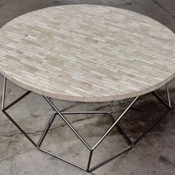 Bone Inlay Origame Coffee Table 
