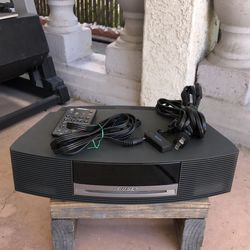 Bose wave radio . Cd . Bluetooth system with remote control all working good , can set up for test system