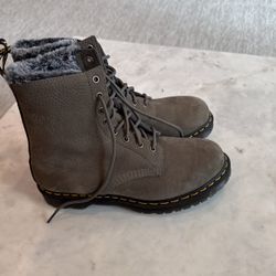 Doc Marten 1460 Grey Suede Women’s Boot