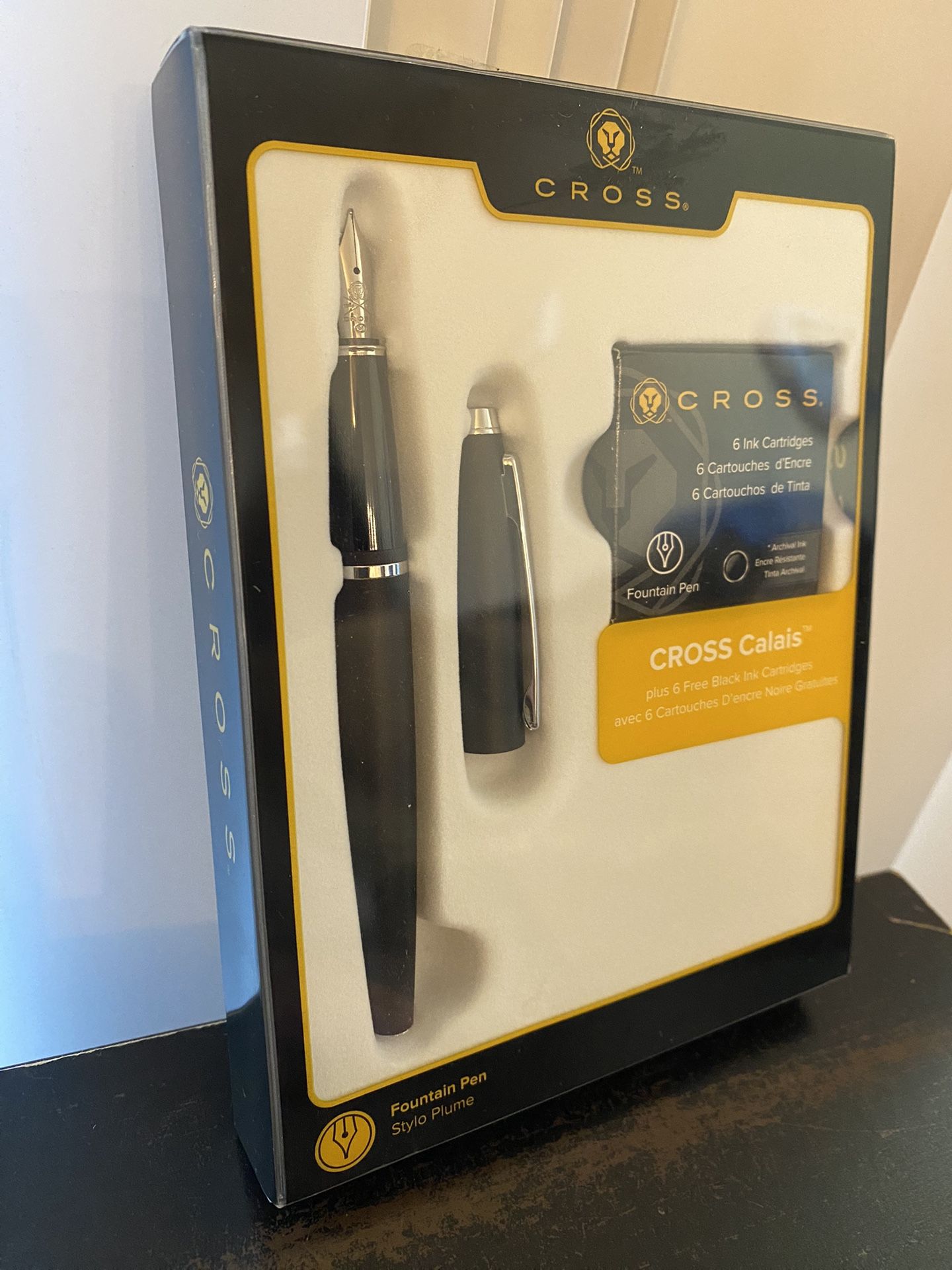 Cross Calais Matte Black Fountain Pen