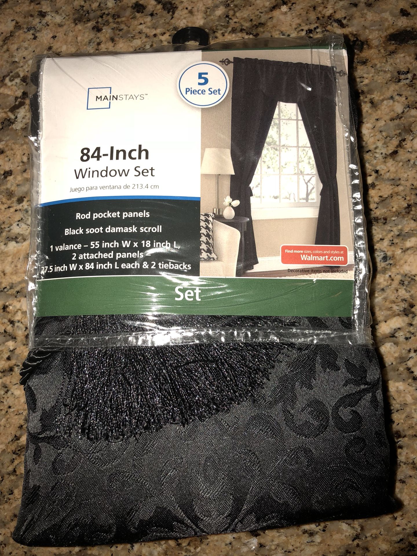5 piece 84 in. Window set