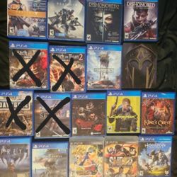 PS4 Games and PS3