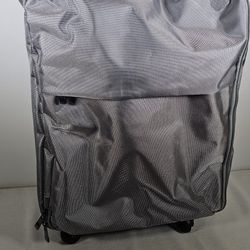New With Tags -  Lipault Large Soft Carry-On Luggage.  Color Gray. 