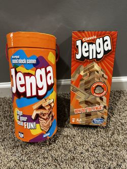 Jenga Wooden Blocks Stacking Tumbling Tower Game | Party Games for Kids