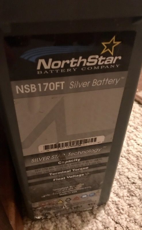 Northstar NSB170FT silver battery.. 170amp. Sale or trade possible. Let me know what u have.