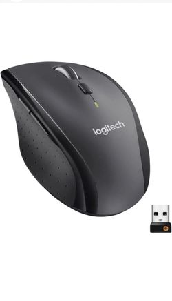 Logitech M705 Marathon Wireless Mouse, Gaming Mouse 2.4GHz Wireless PC Mac Black