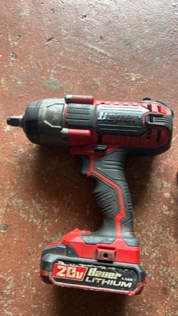 Bauer 20V Cordless Impact Wrench with Battery