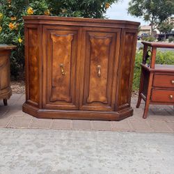 Wood Storage Cabinet