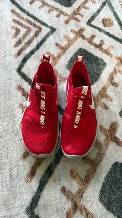 Nike Slip-On Sneakers Red and White