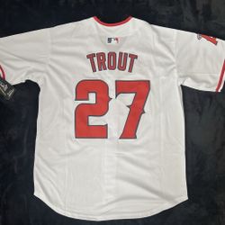 New Los Angeles Angels Trout Jersey 