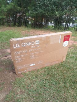 -Read Info- New (2026 Model) 55 In. LG QNED MINI-LED Smart TV W/Remote