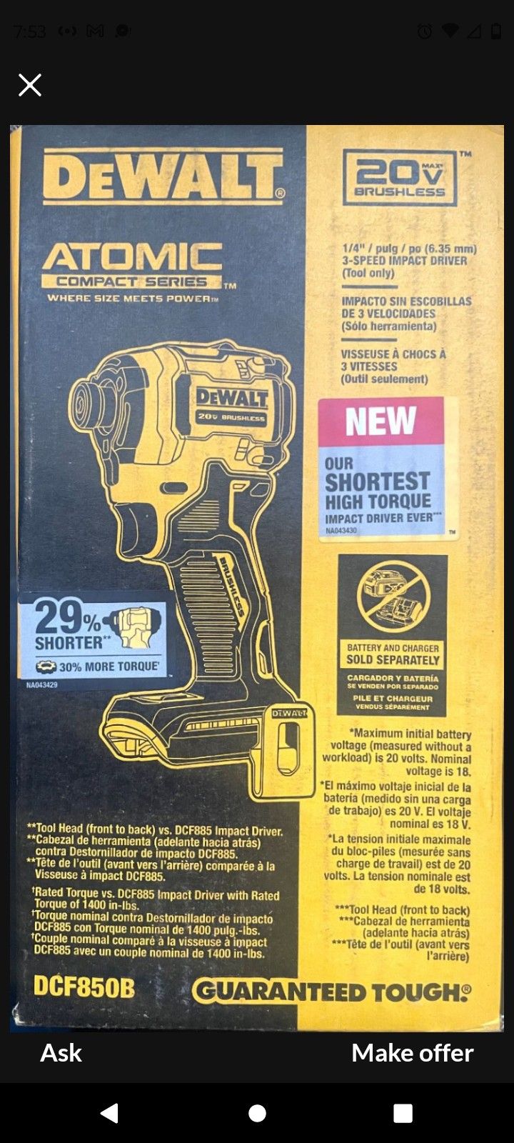 Dewalt Impact Speeds Fuel Drills