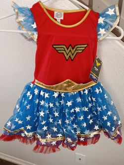 2 Wonder Woman Costume Girls Age 4-6
