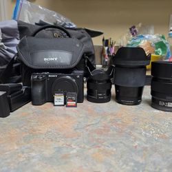 Sony a6500 camera bundle