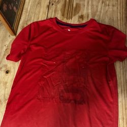 Red Shirt With Design